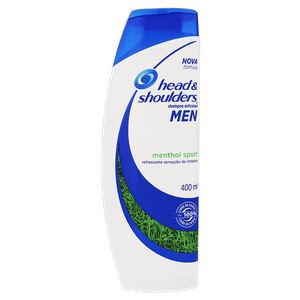 Shampoo Anticaspa Menthol Sport Head & Shoulders Men Frasco 400ml