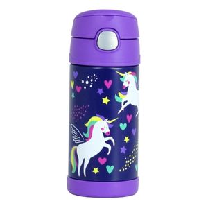 Garrafa Térmica Infantil Unicórnio Thermos 400ml