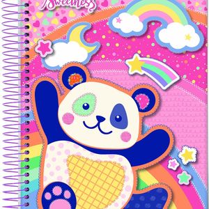 Caderno Universitário Capa Dura 12 Matérias 192 Folhas Sweetness