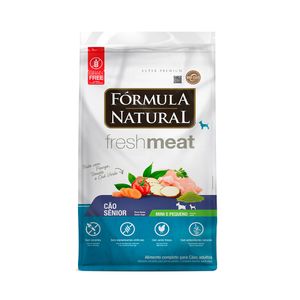 Ração Fórmula Natural FreshMeat Para Cães Sênior De Pequeno Porte Sabor Frango 1kg