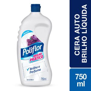 Cera Auto Brilho Líquida Poliflor Brilho Prático Incolor 750ml