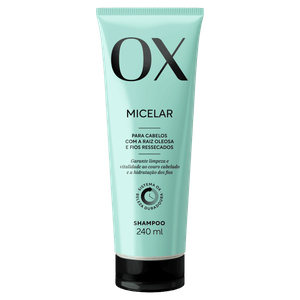 Shampoo para Cabelos com Raiz Oleosa Micelar Ox