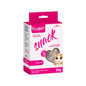 Snack para Gatos Huspet Isca de Boi 30G