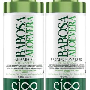 Kit Shampoo+Condicionador Babosa Aloevera Eico