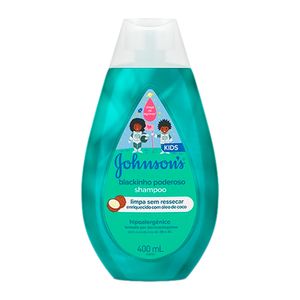 Shampoo Infantil para Cabelos Crespos Johnson's Blackinho Poderoso 400ml