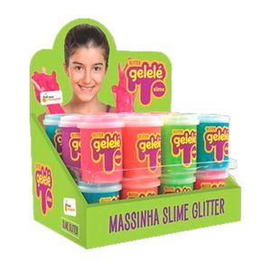 Brinquedo Slime Pote Glitter Gelele 152g