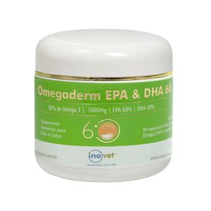 Suplemento Omegaderm Inovet 1000mg EPA E DHA 60 30 Cápsulas