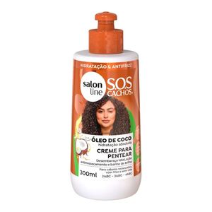 Creme de Pentear Salon Line S.O.S Cachos Óleo de Coco 300ml