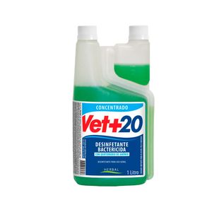 Desinfetante Bactericida Vet+ 20 Concentrado Herbal 1 Litro