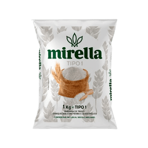 Farinha de Trigo sem Fermento Mirella 1kg