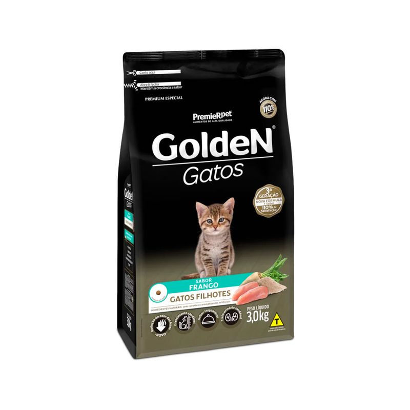 racao-golden-gatos-filhotes-frango-3kg