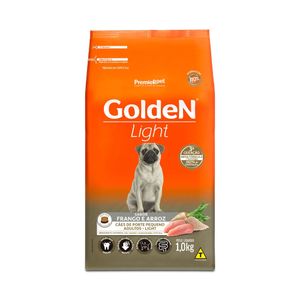 Ração Golden Fórmula Light Mini Bits para Cães Adultos de Porte Pequeno Sabor Frango e Arroz 1kg