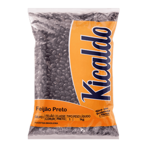 Feijão Preto Tipo 1 Kicaldo 1kg