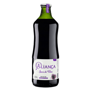 Suco Integral Uva Tinto Aliança Garrafa 1,5l