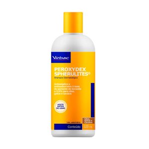 Shampoo Dermatológico Virbac Peroxydex Spherulites para Cães e Gatos 125ml