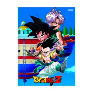 Caderno Brochura São Domingos Dragonball Z 80 Folhas Estampas Sortidas