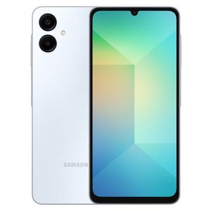 Celular Samsung Galaxy A06, 128GB, 4GB RAM, Tela 6.7" Branco