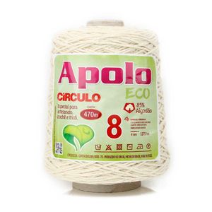 Barbante Apolo Círculo 4/4 600 Natural/Cru 20