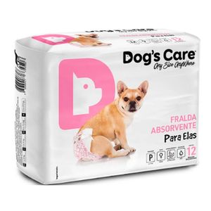 Fralda Dogs Care Femea P 12X1