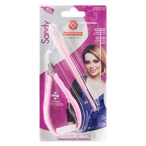 Kit Alicate + Espátula para Unhas Mundial Personal Care Sandy