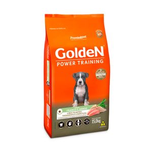 Ração Golden Power Training Para Cães Filhotes Sabor Frango E Arroz 15kg