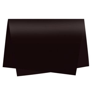 Papel Seda Preto 48x60cm Pacote com 100 Folhas