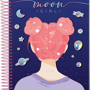 Caderno Capa Dura 15 Matérias 240 Folhas It Girls Jandaia