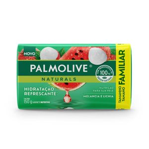 Sabonete em Barra Palmolive Naturals Hidratação Refrescante Melancia & Lichia 150g