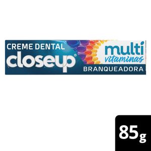 Creme Dental Closeup Multi Vitaminas + 12 Benefícios Branqueadora 85g