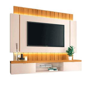 Painel para TV Home até 55 Polegadas Off White/Cinamomo