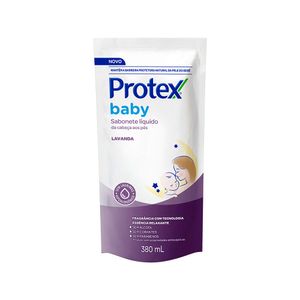 Sabonete Líquido Para Bebês Protex Baby Lavanda 380ml Refil