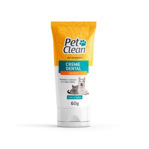 Creme Dental Pet Clean Neutro para Cães e Gatos 60g