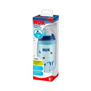 Copo Antivazamento Kiddy Cup Glow Night Bico Rígido Boy 300ml NUK