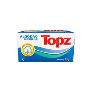 Algodão Topz Hidrófilo em Rolo 25g