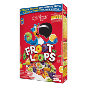 Cereal Matinal Frutas Kellogg's Froot Loops Caixa