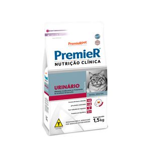 Ração Premier Nutrição Clínica Urinário Para Gatos Adultos 1,5Kg