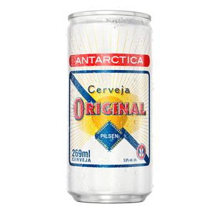 Cerveja Pilsen Antarctica Original Lata 269ml