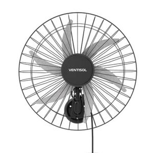 Ventilador de Parede Ventisol 6 Pás Steel 50cm Preto Bivolt