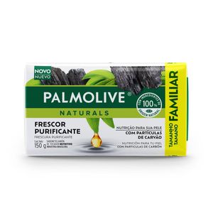 Sabonete em Barra Sensação Purificante Carvão Palmolive Naturals Cartucho Tamanho Família