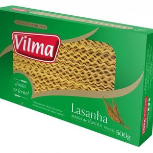 Macarrão de Lasanha Vilma Semola 500G