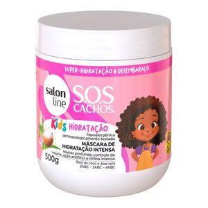 Máscara de hidratação Intensa SOS Cachos Kids Hidratação Salon Line 500g