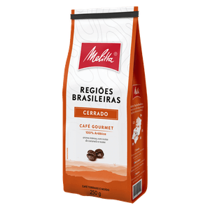 Café Torrado e Moído Gourmet Cerrado Melitta Regiões Brasileiras Pacote