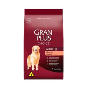 Ração GranPlus Choice Frango e Carne Cães Adultos 20Kg