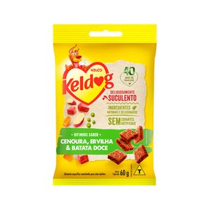 Bifinho Keldog Mini Cenoura, Ervilha e Batata Doce 60g