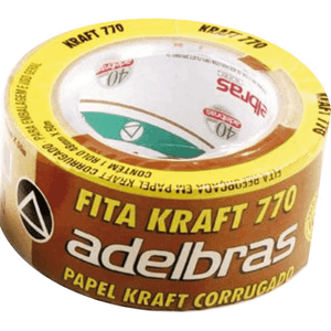 Fita Adesiva Papel Kraft Corrugado 48MmX50M