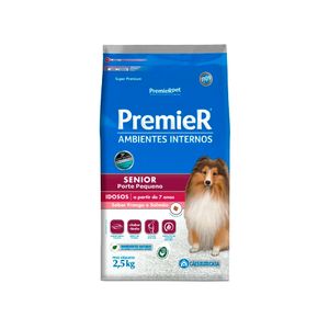 Ração Premier Senior Para Cães Adultos 7+ Frango e Salmão 2,5Kg