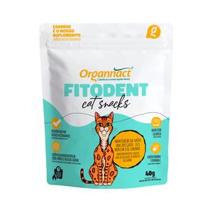 Snacks Organnact Fitodent Cat 40G