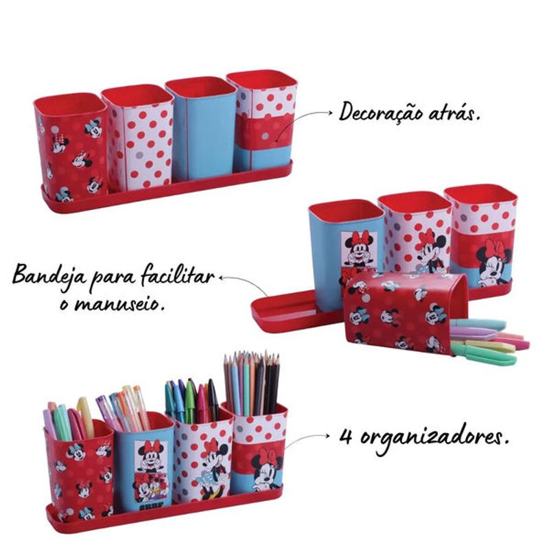 kit-porta-caneta-plasutl-minnie-4x1