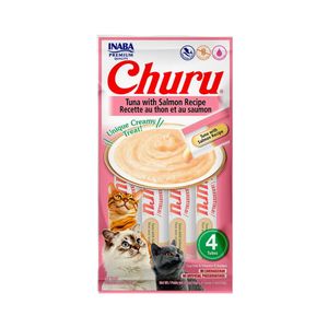 Petisco Churu para Gato Sabor Atum e Salmão 4X14g