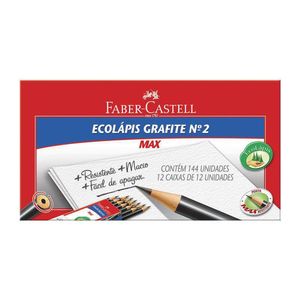 Lapis Preto Max Red Faber castell